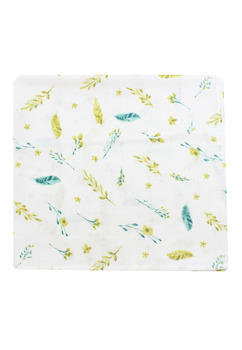 Scutec muselina, frunzulite, multicolor, 75 x 70 cm