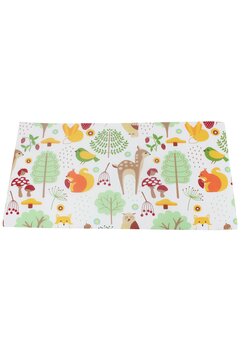 Set 2 aparatori, bumbac, Bufnite si caprioare, multicolor, 120x60 cm
