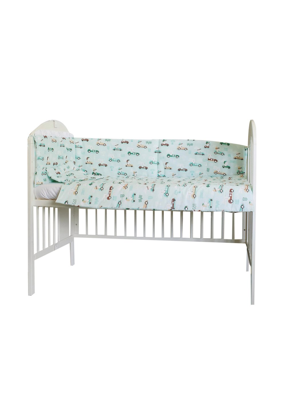 Set 2 aparatori, Bunny with car, 180 x 30 cm