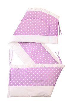 Set 2aparatori, mov cu buline albe, 180x30