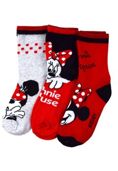 Set 3 sosete, 75%bumbac, Minnie, multicolor