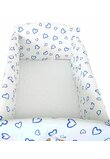 Set aparatoare patut, Maxi, inimioare bluemarin