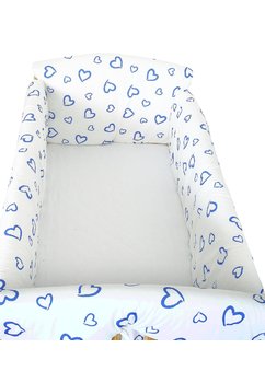 Set aparatoare patut, Maxi, inimioare bluemarin