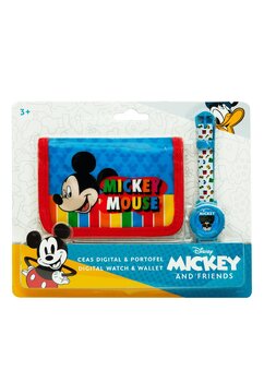 Set ceas si portmoneu, Mickey Mouse, multicolor