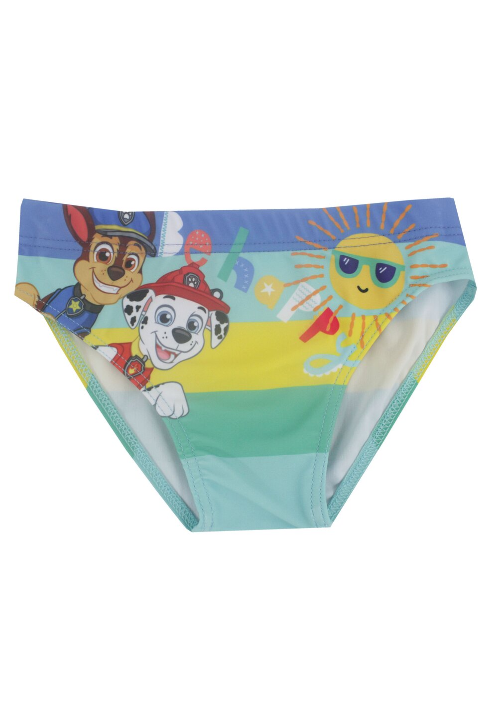 Slip de baie, 84% poliester, Be Happy, Paw Patrol, albastru