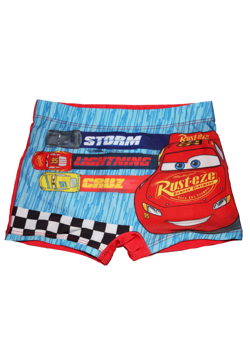 Slip de baie, 88% poliester, Rusteze, Cars95, multicolor