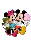 Sticker perete, Mickey si Minnie