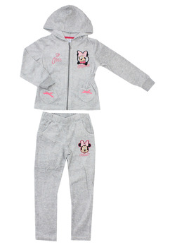 Trening velur, adorabila Minnie Mouse, gri