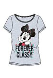 Tricou adulti, Minnie Mouse, Forever Classy, gri