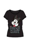 Tricou adulti, Minnie Mouse, Forever Classy, negru