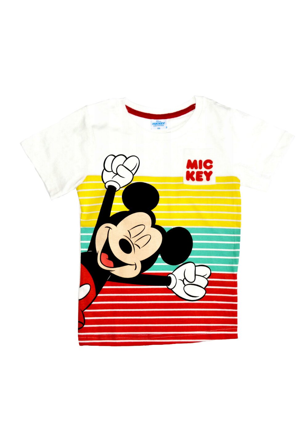 Tricou baieti, bumbac, Mickey Mouse, multicolor