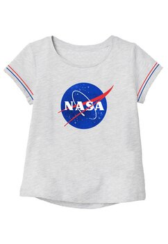 Tricou fete, Nasa, gri