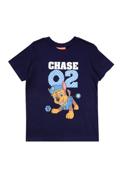 Tricou, maneca scurta, bumbac, Chase02, bleumarin