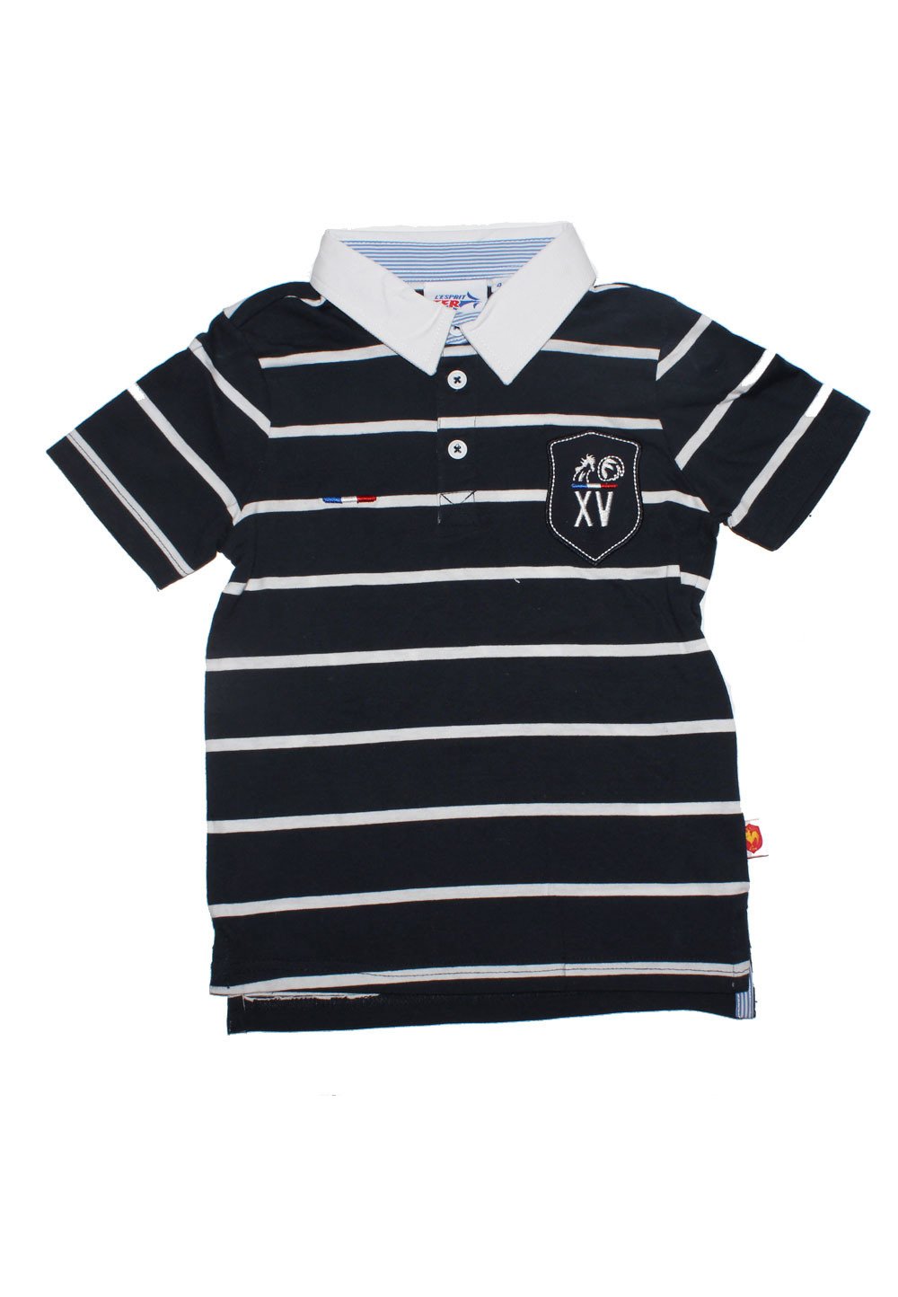Tricou polo, baieti, bluemarin