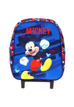 Troller poliester, Mickey Mouse cu figurine, multicolor, 28 x 10 x 24 cm