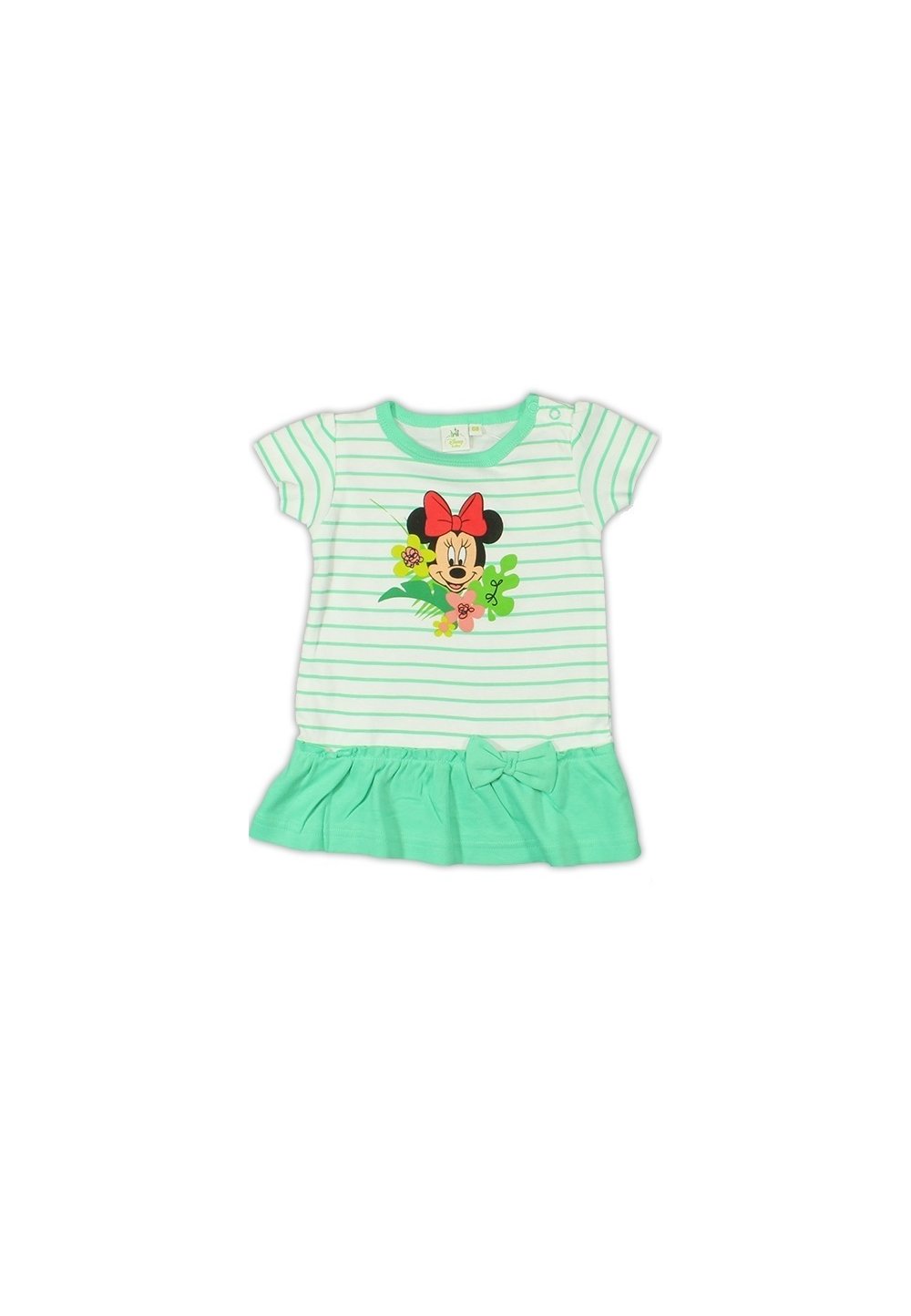 Tunica bebe Minnie Mouse, verde imagine