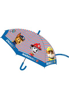 Umbrela, Paw Patrol, alba cu dungi albastre