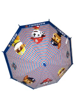 Umbrela, Paw Patrol, alba cu dungi albastre
