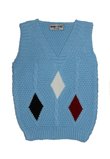 Vesta tricotata, albastra deschis