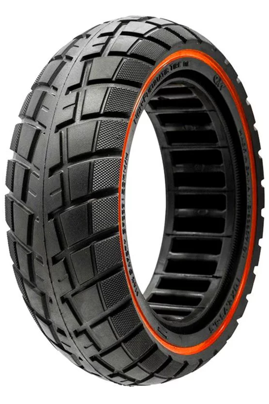 Cauciuc plin 10x2.75-6.5 cu dungă roșie (L-52C) picture - 1