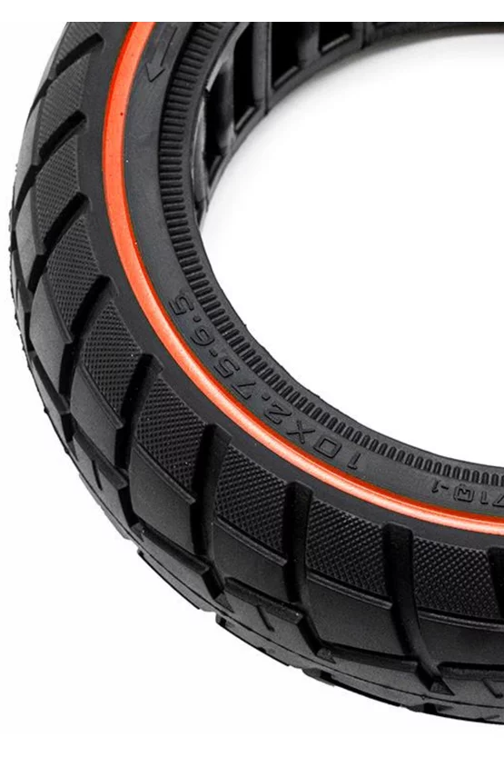 Cauciuc plin 10x2.75-6.5 cu dungă roșie (L-52C) picture - 5