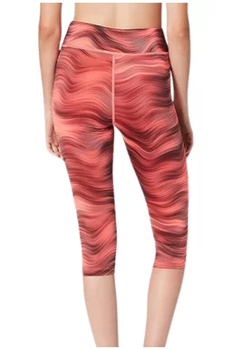 Colanți 3/4 Odlo Essential Soft Print Roz