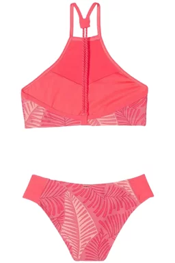 Costum de baie O`Neill PG High Neck Bikini Roz