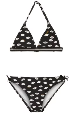 Costum de baie Protest Flores Jr. Triangle Bikini Negru