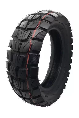 Pachet Cauciuc trotinetă Off Road 255x80  + Cameră trotinetă 10x2.5 cu valvă îndoită la 90 de grade (L-5-L-4)