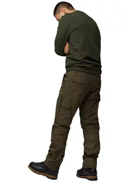 Pantaloni 2 în 1 lungi și scurți Fjallraven Broek FR Karl Pro Zip-Off Verde picture - 4