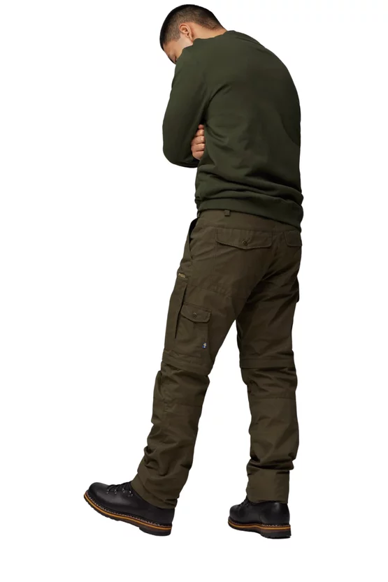 Pantaloni 2 în 1 lungi și scurți Fjallraven Broek FR Karl Pro Zip-Off Verde picture - 4