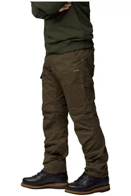 Pantaloni 2 în 1 lungi și scurți Fjallraven Broek FR Karl Pro Zip-Off Verde