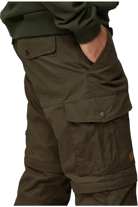 Pantaloni 2 în 1 lungi și scurți Fjallraven Broek FR Karl Pro Zip-Off Verde picture - 5