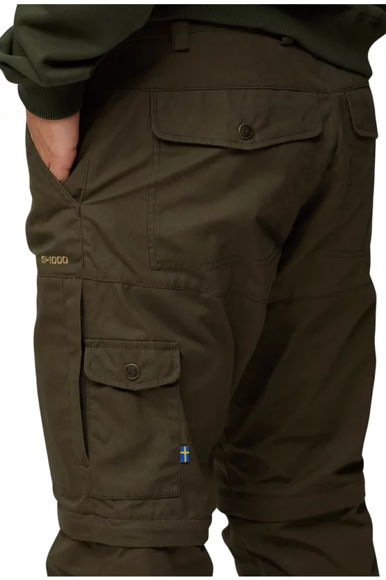 Pantaloni 2 în 1 lungi și scurți Fjallraven Broek FR Karl Pro Zip-Off Verde picture - 6