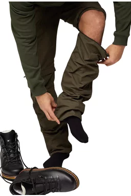 Pantaloni 2 în 1 lungi și scurți Fjallraven Broek FR Karl Pro Zip-Off Verde picture - 9