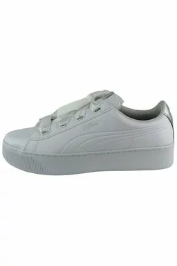 Pantofi Sport Puma Vikky Platform Ribbon Metal White
