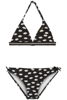 Costum de baie Protest Flores Jr. Triangle Bikini Negru
