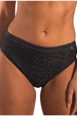 Slip Beachlife High Negru