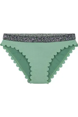 Slip Shiwi Scallope Triangle Bikini Jr. Verde