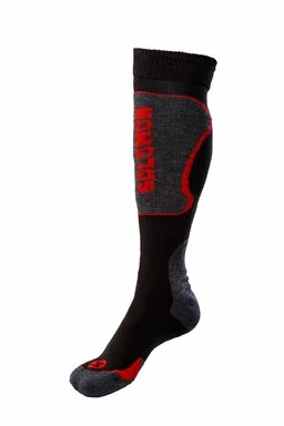 Salomon Ski New Cart Socks Black/Red picture - 1