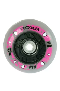 Set 4 x Roți Role Roxa 72 mm 82A Led/Black