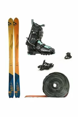 Set Ski de Tură Fischer X-Treme Marker Alpinist 9 Roxa RX Scout (Schiuri + Piei + Legături + Clăpari) picture - 2