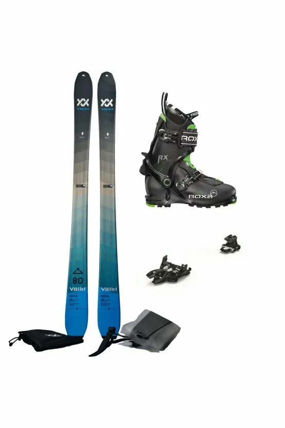 Set Ski de Tură Volkl Rise Marker Alpinist 9 Roxa RX Scout (Schiuri + piei + legături + clăpari) picture - 1