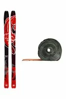 Ski de Tură Dynafit Baltoro SN 71 Dark Red/Black + Piei de focă