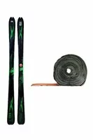 Ski de Tură Hagan Two Chimera Black/Green + Piei de focă