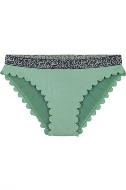 Slip Shiwi Scallope Triangle Bikini Jr. Verde