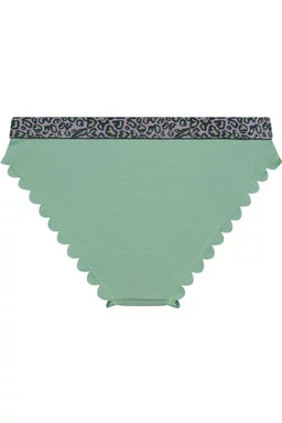 Slip Shiwi Scallope Triangle Bikini Jr. Verde