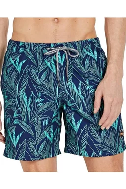 Șort Shiwi Scratched Leaves Albastru