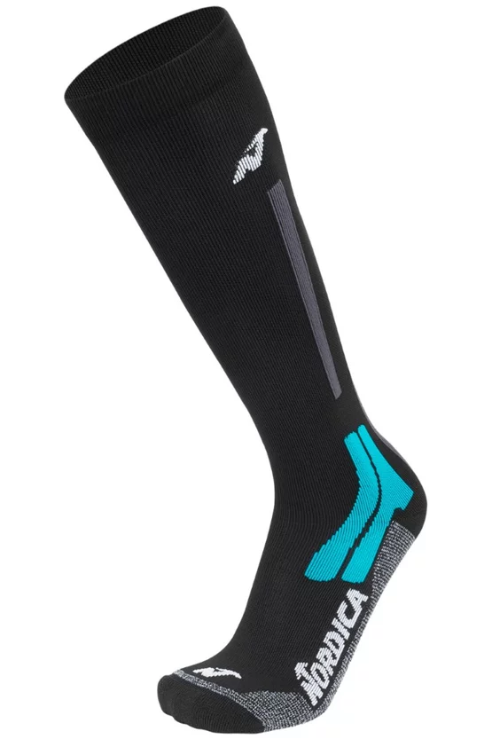 Sosete Ski Nordica Speedmachine 3.0 Black/Anthra/Aqua picture - 1