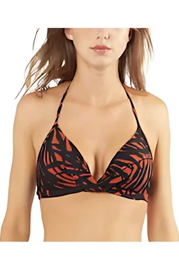 Sutien Barts Laguna Halter Negru/Maro